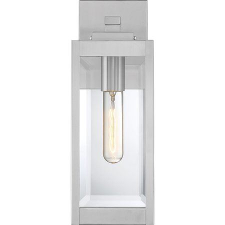 Quoizel Westover 1-Light Stainless Steel Outdoor Wall Lantern WVR8405SS
